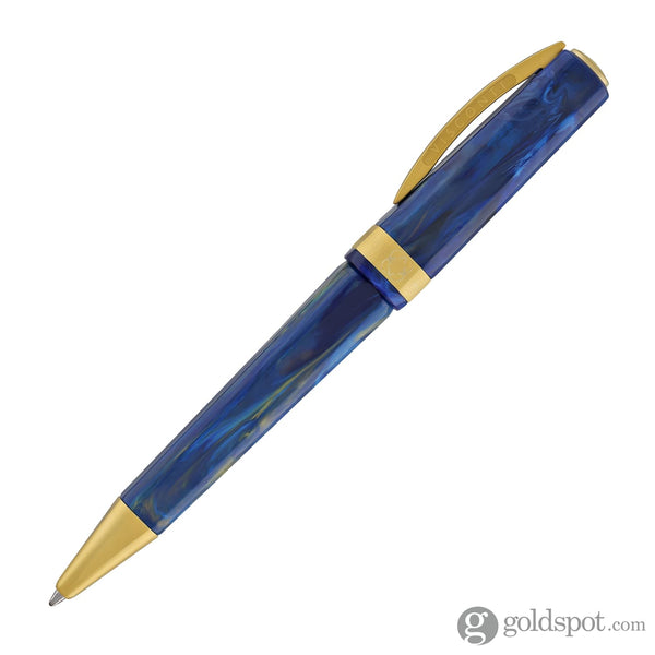 Visconti Opera Gold Ballpoint Pen in Blue Ballpoint Pens