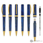 Visconti Opera Gold Ballpoint Pen in Blue Ballpoint Pens