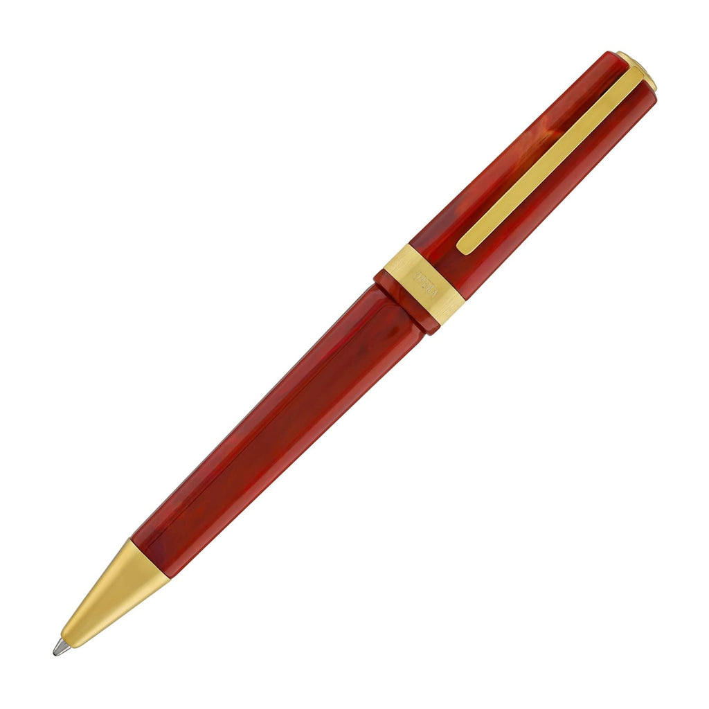 Visconti Opera Gold Ballpoint Pen in Red Ballpoint Pens