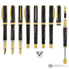 Visconti Opera Gold Fountain Pen in Black Fountain Pen