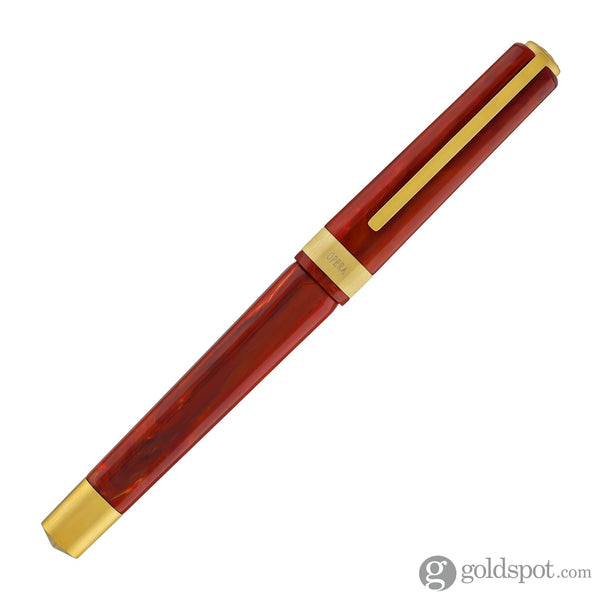 Visconti Opera Gold Rollerball Pen in Red Rollerball Pen