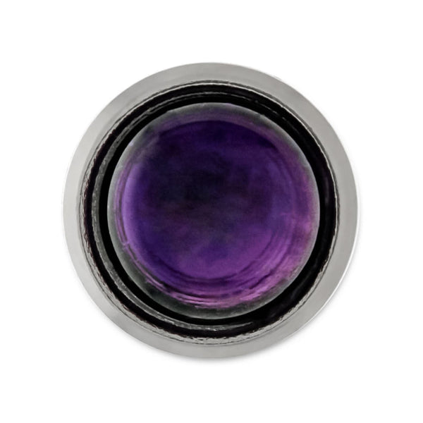 Visconti - Replacement Button - Amethyst Natural Stone for My Pen System Accessories