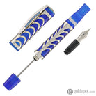 Visconti Skeleton Fountain Pen in Sapphire Blue with Palladium Trim Fountain Pen