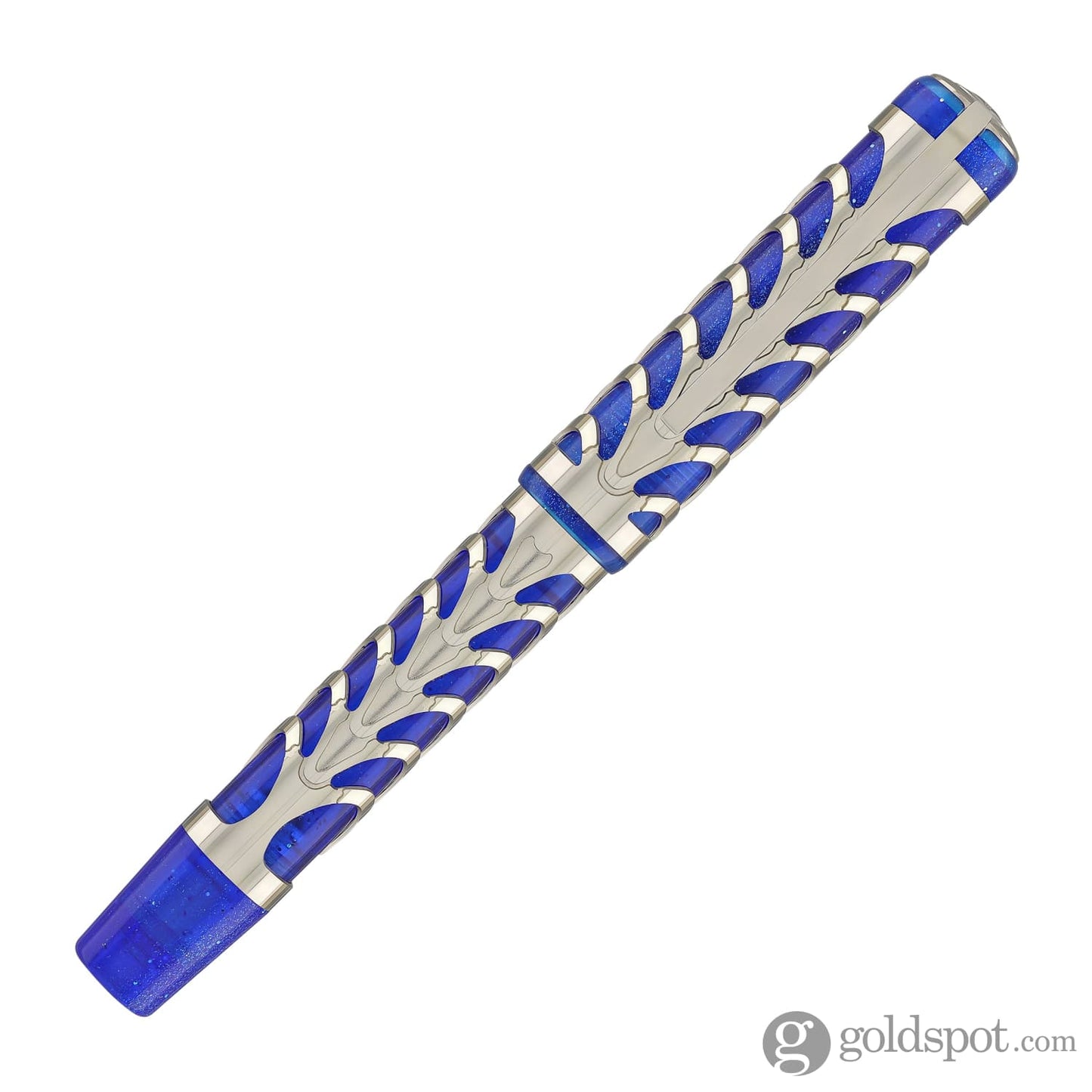 Visconti Skeleton Fountain Pen in Sapphire Blue with Palladium Trim Fountain Pen