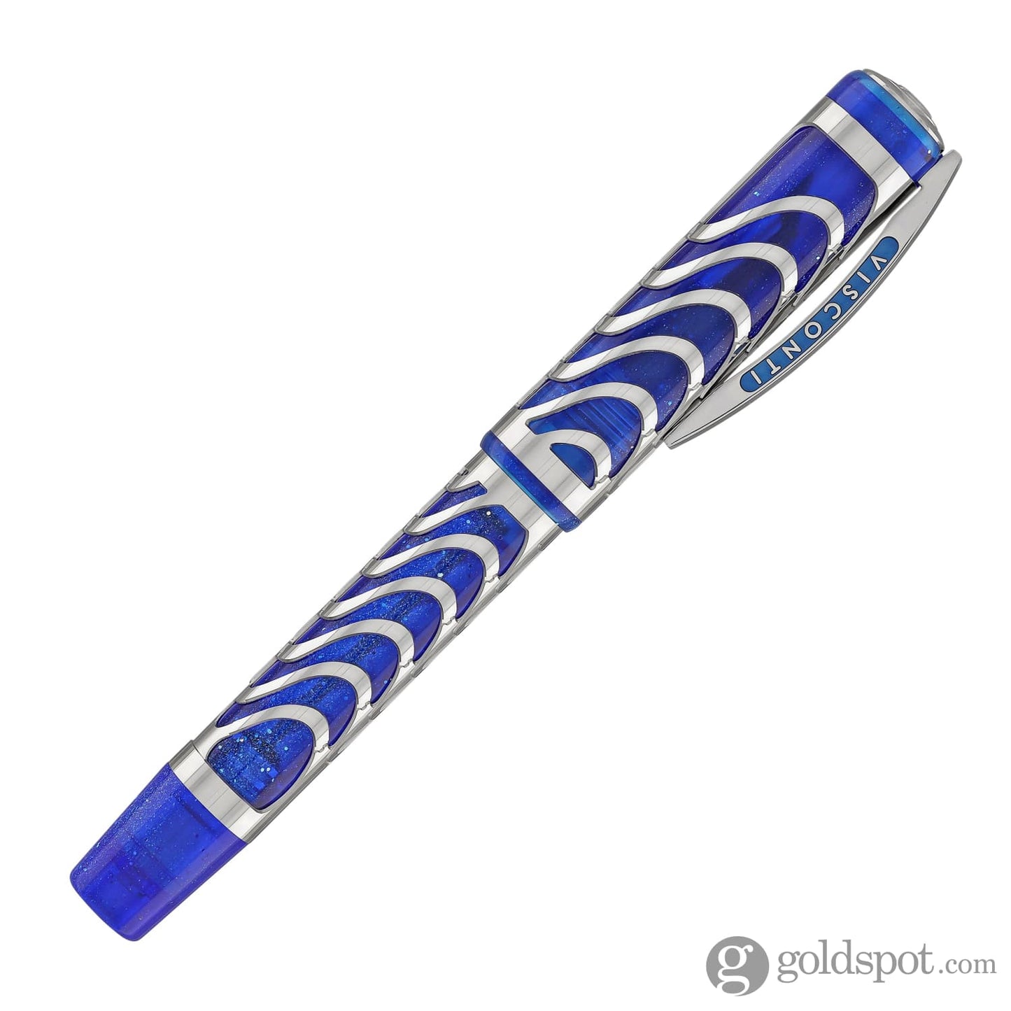Visconti Skeleton Rollerball Pen in Sapphire Blue with Palladium Trim Rollerball Pen