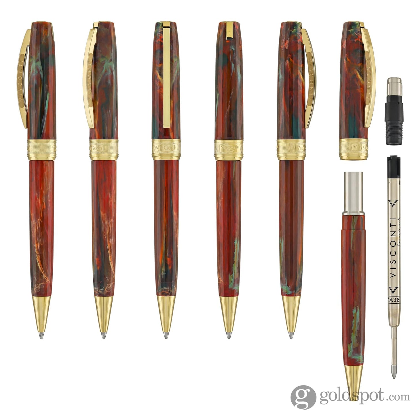 Visconti Van Gogh Ballpoint Pen in Flowering Plum Orchid Ballpoint Pens