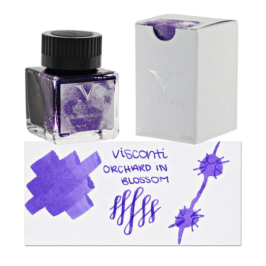 Visconti Van Gogh Bottled Ink in Orchard in Blossom (Purple) - 30mL