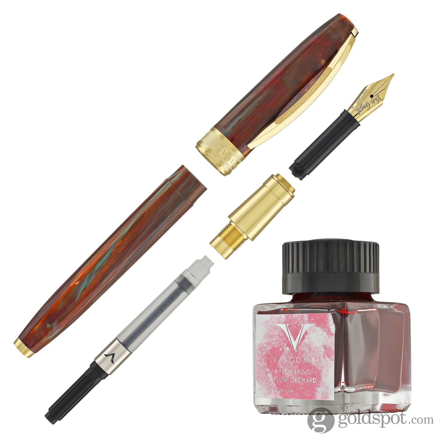Visconti Van Gogh Fountain Pen in Flowering Plum Orchid Fountain Pen