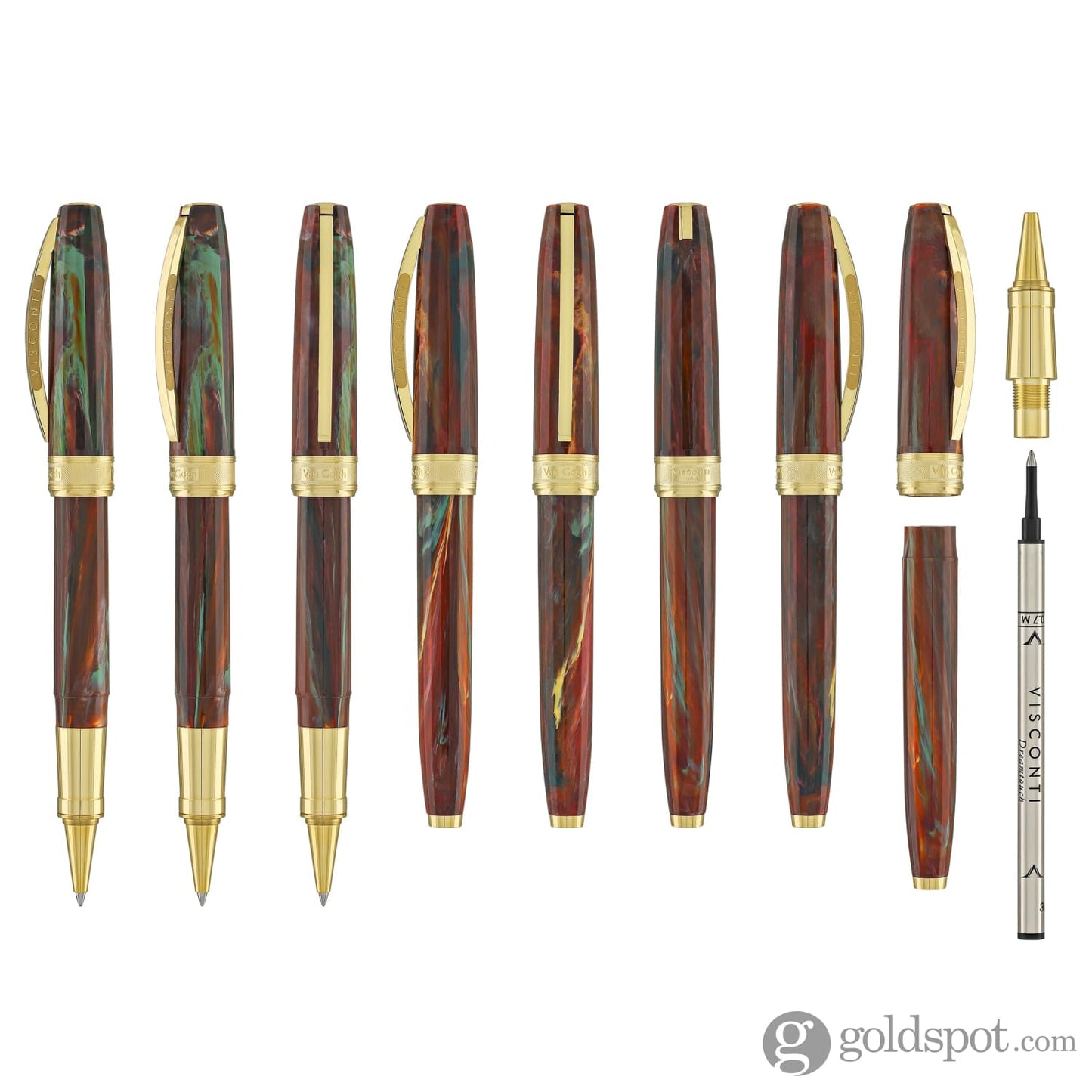Visconti Van Gogh Rollerball Pen in Flowering Plum Orchid Rollerball Pen