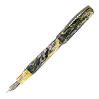 Visconti Voyager Mariposa Fountain Pen in Malachite with Black PVD Trim