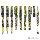 Visconti Voyager Mariposa Fountain Pen in Malachite with Black PVD Trim Fountain Pens