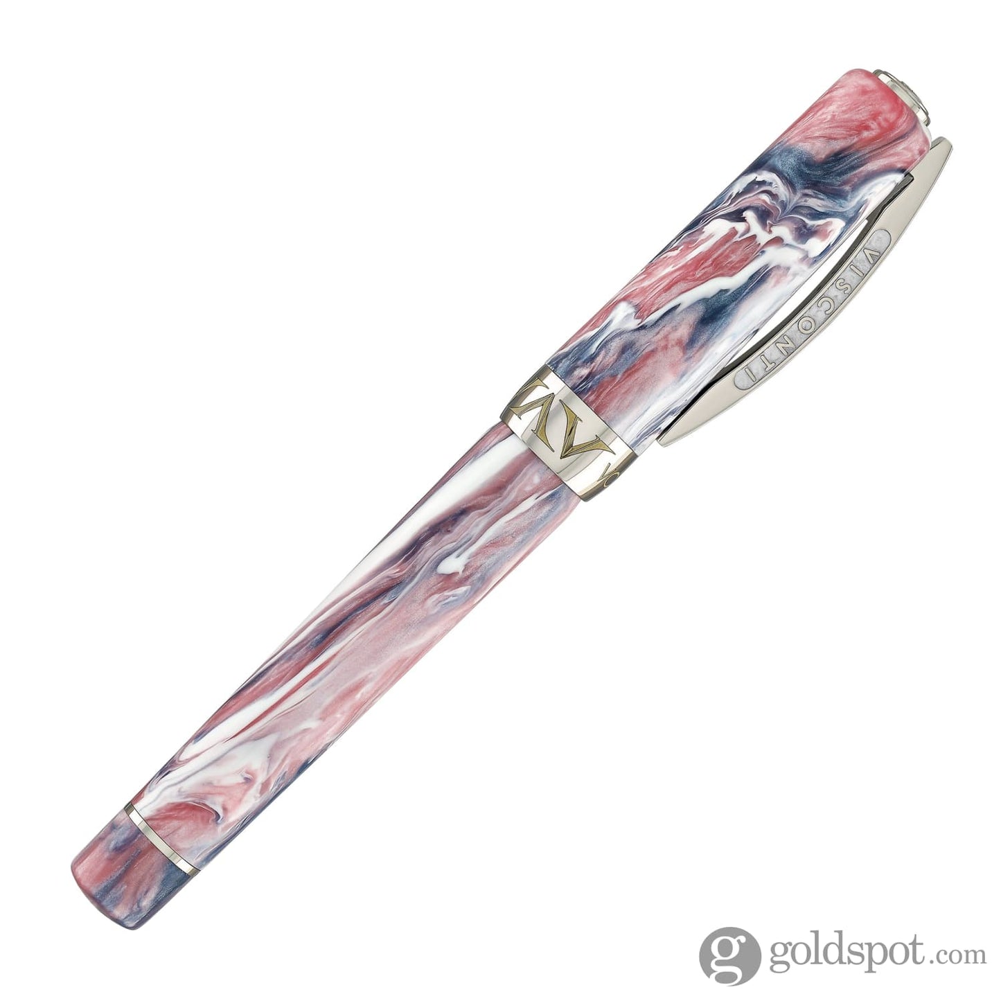 Visconti Voyager Mariposa Fountain Pen in Painted Beauty with Palladium Trim Fountain Pens