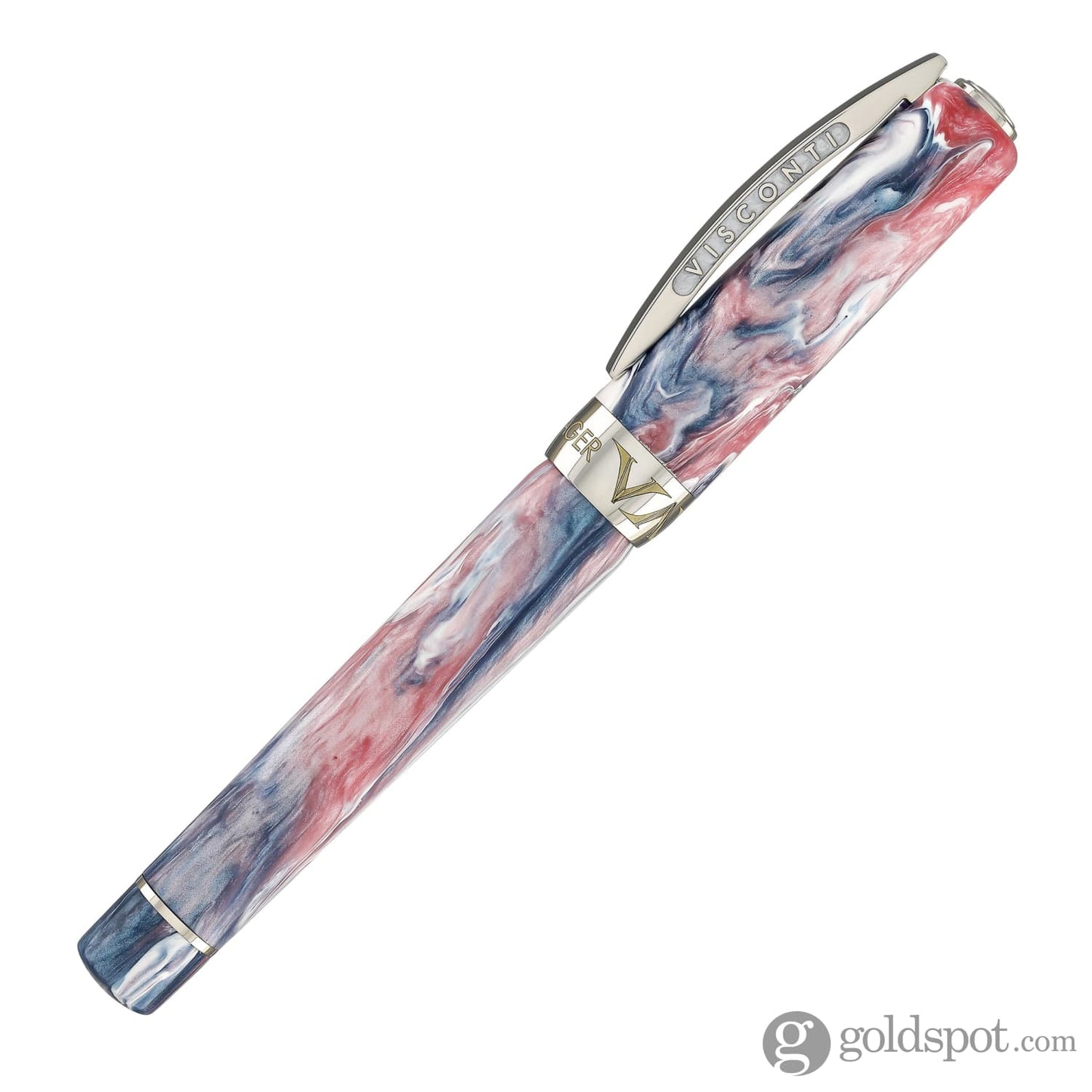Visconti Voyager Mariposa Fountain Pen in Painted Beauty with Palladium Trim Fountain Pens