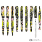 Visconti Voyager Mariposa Rollerball Pen in Malachite with Black PVD Trim Rollerball Pen