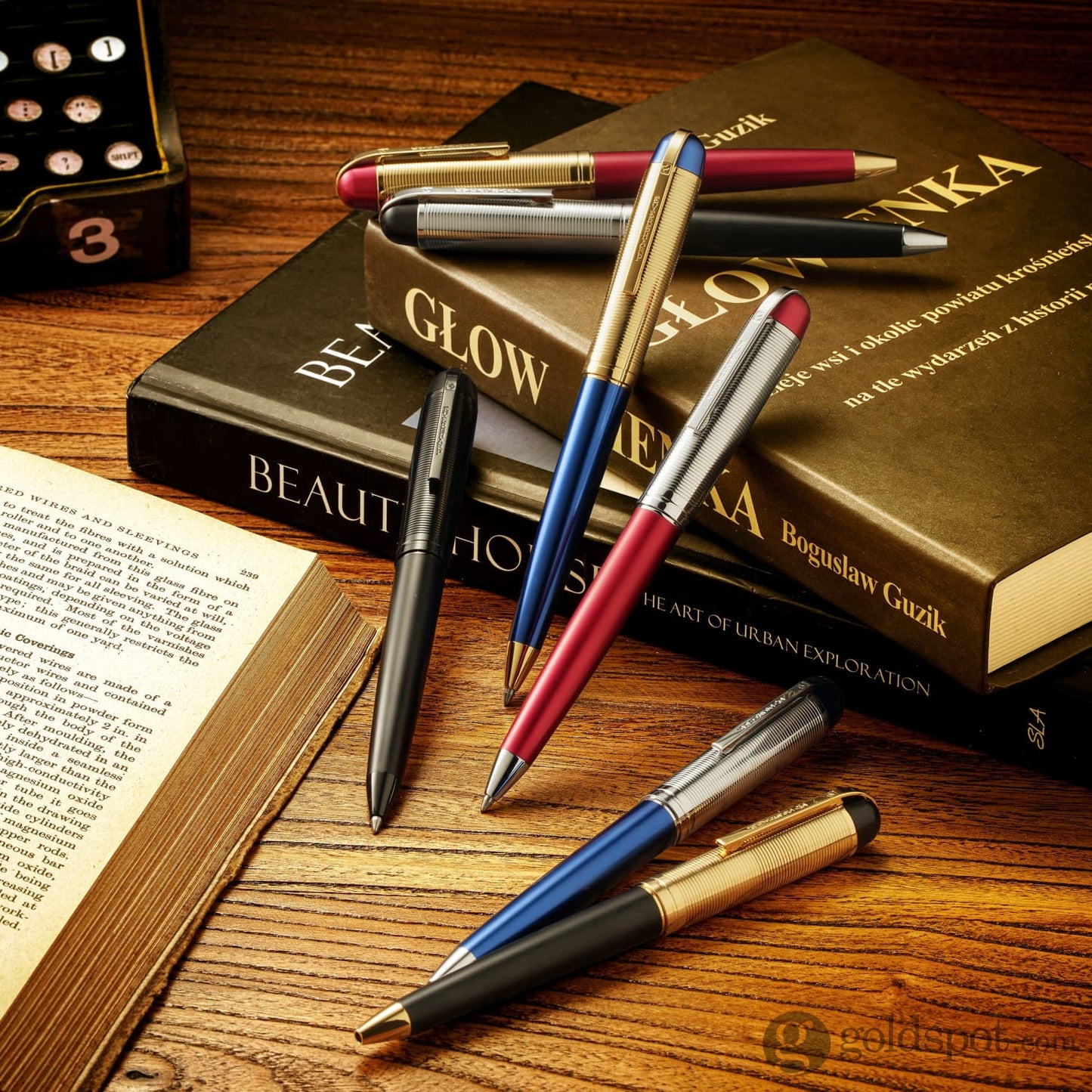 Wahl Eversharp Skyline Ballpoint Pen in Aviator Black Trim Ballpoint Pens