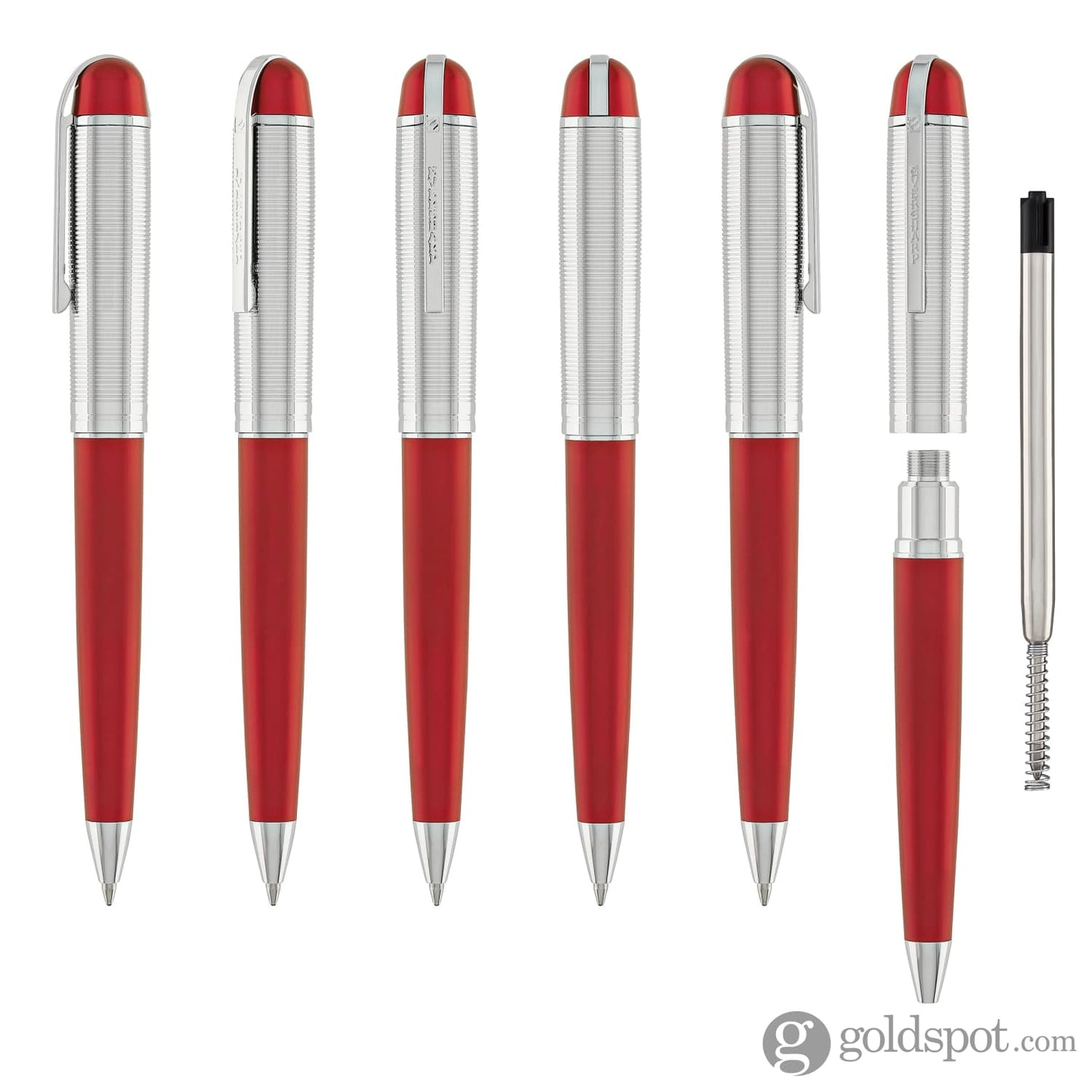 Wahl Eversharp Skyline Ballpoint Pen in Red Ballpoint Pens