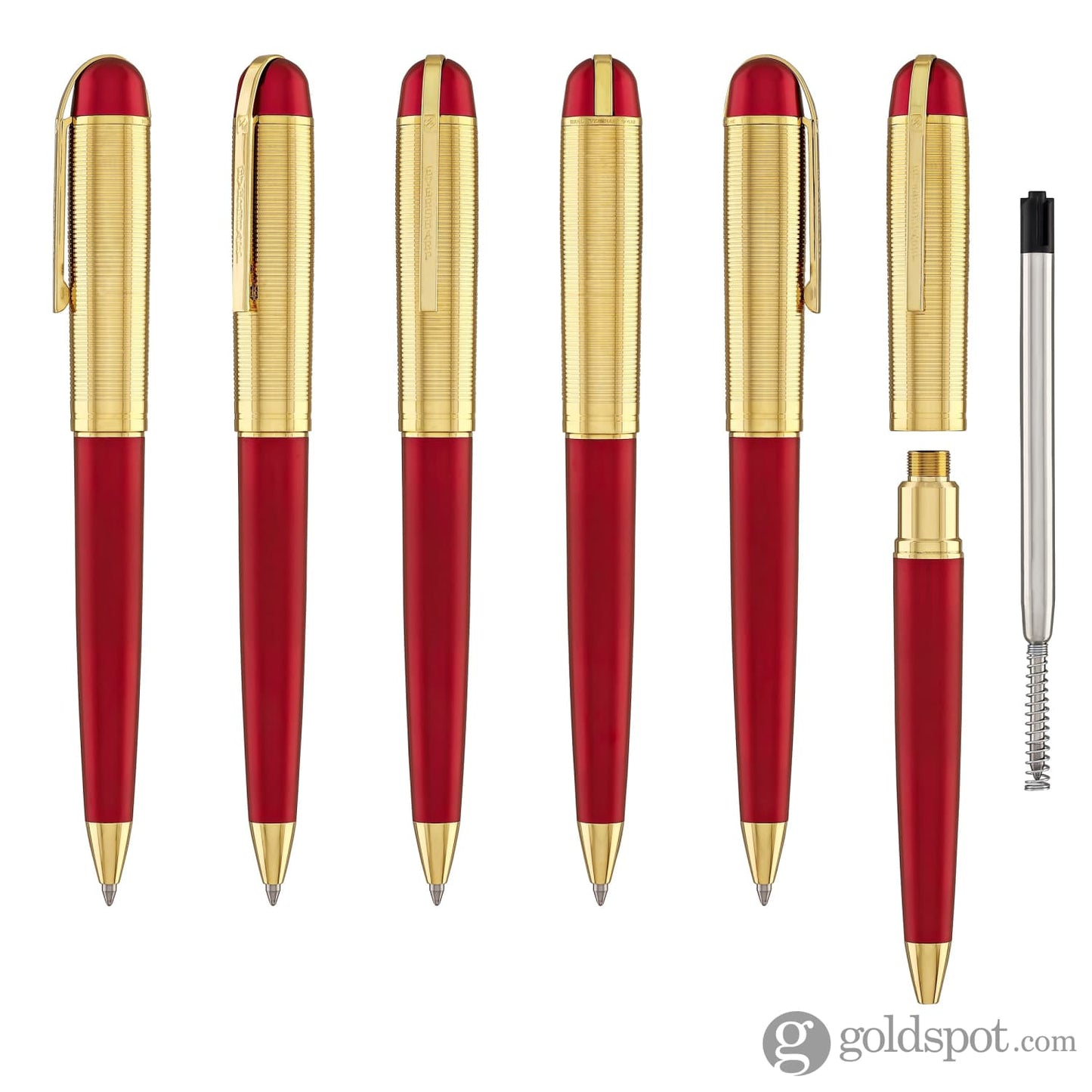 Wahl Eversharp Skyline Ballpoint Pen in Red Ballpoint Pens