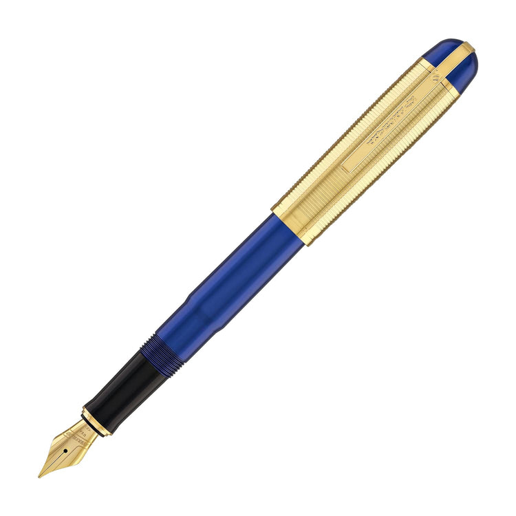 Wahl Eversharp Skyline Fountain Pen in Blue Gold Trim Fountain Pen