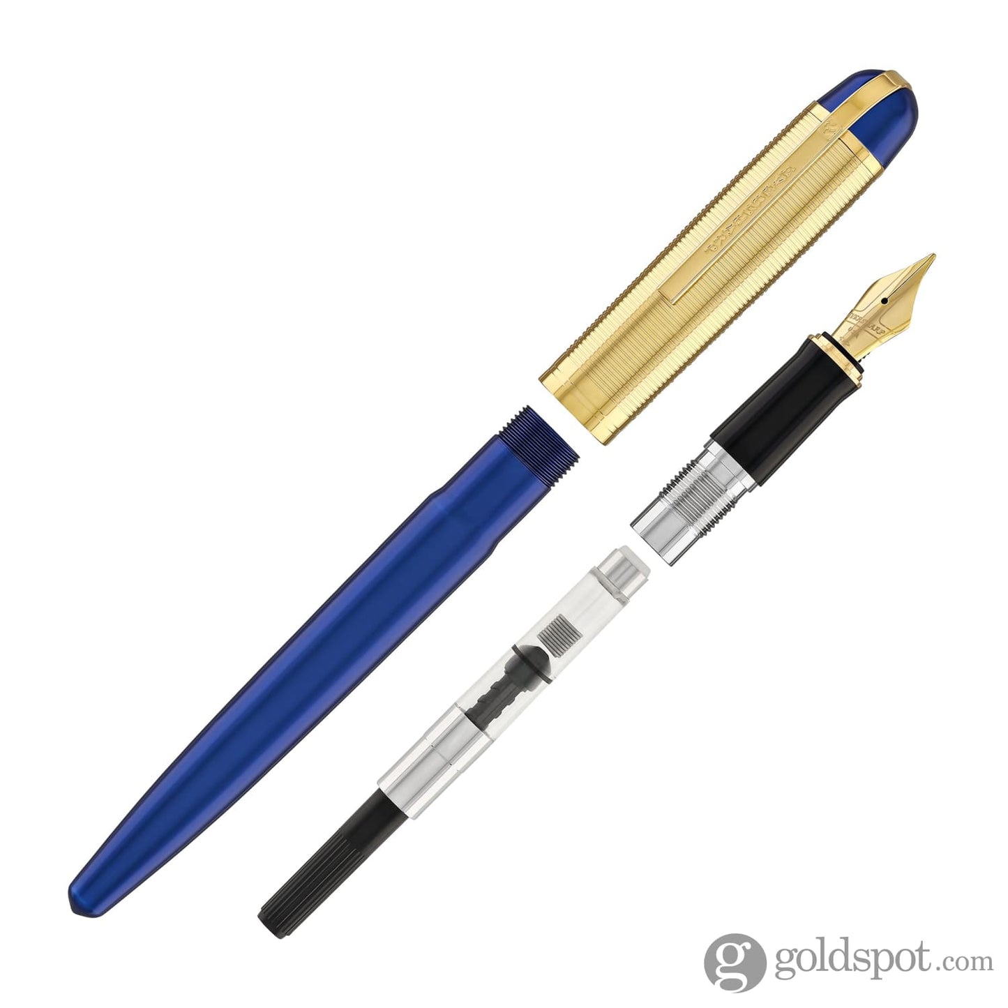 Wahl Eversharp Skyline Fountain Pen in Blue Gold Trim Fountain Pen