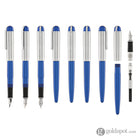 Wahl Eversharp Skyline Fountain Pen in Blue Silver Trim Fountain Pen