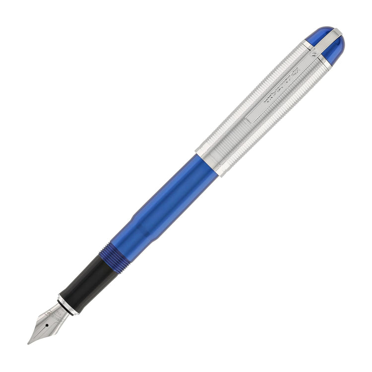 Wahl Eversharp Skyline Fountain Pen in Blue Silver Trim Fountain Pen
