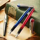 Wahl Eversharp Skyline Fountain Pen in Blue Silver Trim Fountain Pen