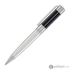 Waldmann Commander 23 Ballpoint Pen in Sterling Silver Blue Lacquer Ballpoint Pens