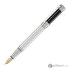 Waldmann Commander 23 Fountain Pen in Sterling Silver and Blue Lacquer 18kt Gold Nib Fountain Pen