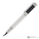 Waldmann Commander 23 Fountain Pen in Sterling Silver and Blue Lacquer Steel Nib Fountain Pen