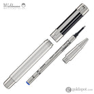 Waldmann Commander 23 Rollerball Pen in Sterling Silver Blue Lacquer Cap Rollerball Pen