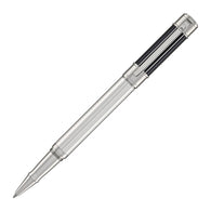 Waldmann Commander 23 Rollerball Pen in Sterling Silver, Blue Lacquer Cap