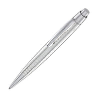 Waldmann Concorde Ballpoint Pen in Silver with Square Pattern