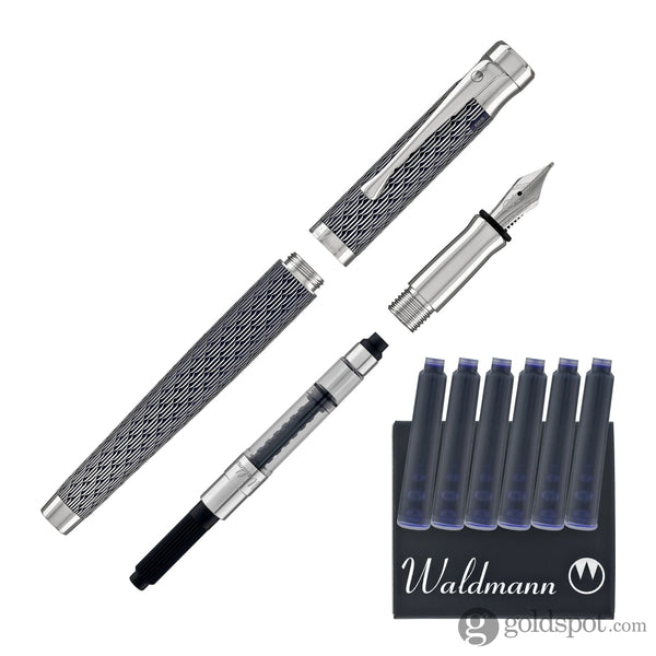 Waldmann Tango Imagination Fountain Pen in Sapphire Fountain Pen