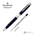 Waterford Marquis Metro Ballpoint Pen in Blue with Chrome Trim Ballpoint Pen