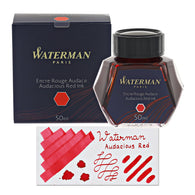 Waterman Bottled Ink in Audacious Red - 50mL