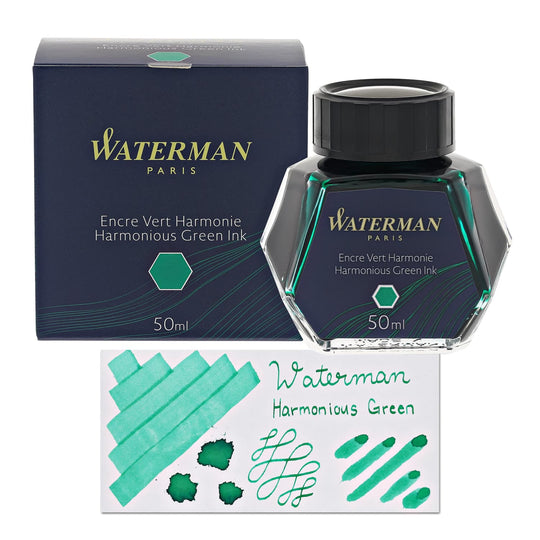 Waterman Bottled Ink in Harmonious Green - 50mL