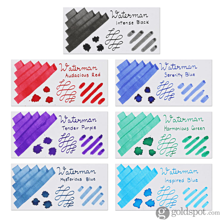 Waterman Bottled Ink in Serenity Blue - 50mL Bottled Ink