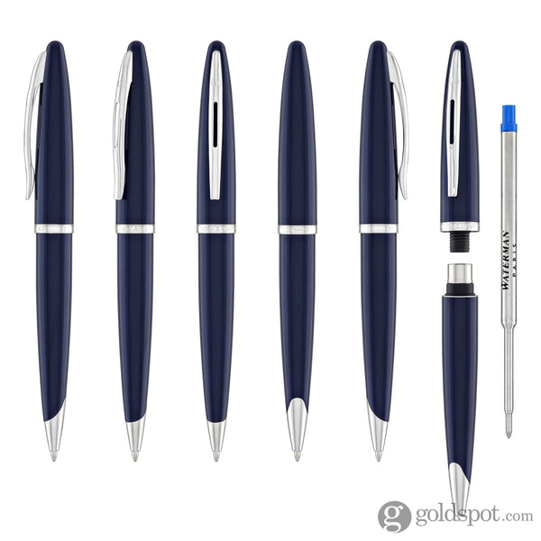 Waterman Carene 2024 Ballpoint Pen in Blue with Palladium Trim Ballpoint Pens