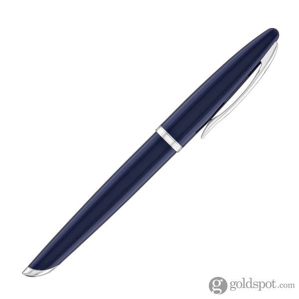 Waterman Carene 2024 Fountain Pen in Blue with Palladium Trim - 18K Gold Fountain Pen