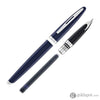 Waterman Carene 2024 Fountain Pen in Blue with Palladium Trim - 18K Gold Fountain Pen