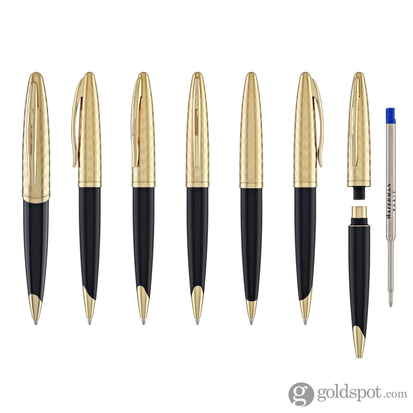 Waterman Carène Ballpoint Pen in Opera with Gold Trim Ballpoint Pens