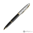 Waterman Carene Deluxe Fountain Pen Reflections of Paris in Black Lacquer - 18K Gold