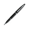 Waterman Carene Fountain Pen in Black Sea Stainless with Steel Trim - 18K Gold Fountain Pen