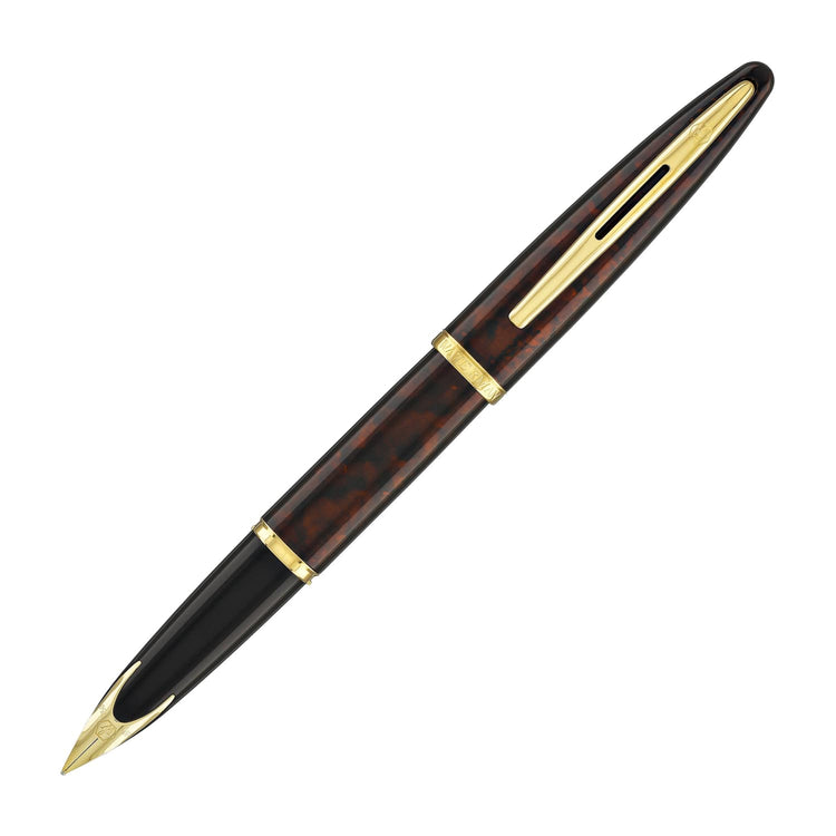 Waterman Carene Fountain Pen in Marine Amber - 18K Gold Fountain Pen