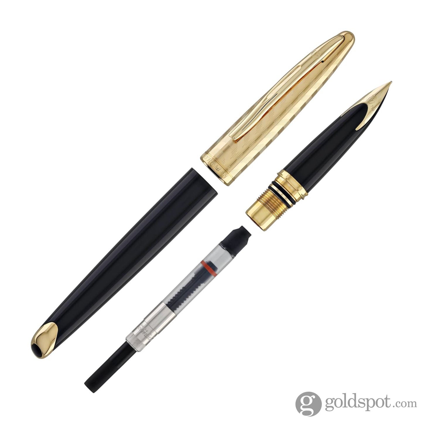 Waterman Carène Fountain Pen in Opera with Gold Trim Fountain Pen