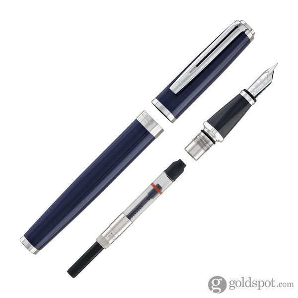 Waterman Exception Fountain Pen in Blue - 18K Gold Fountain Pen