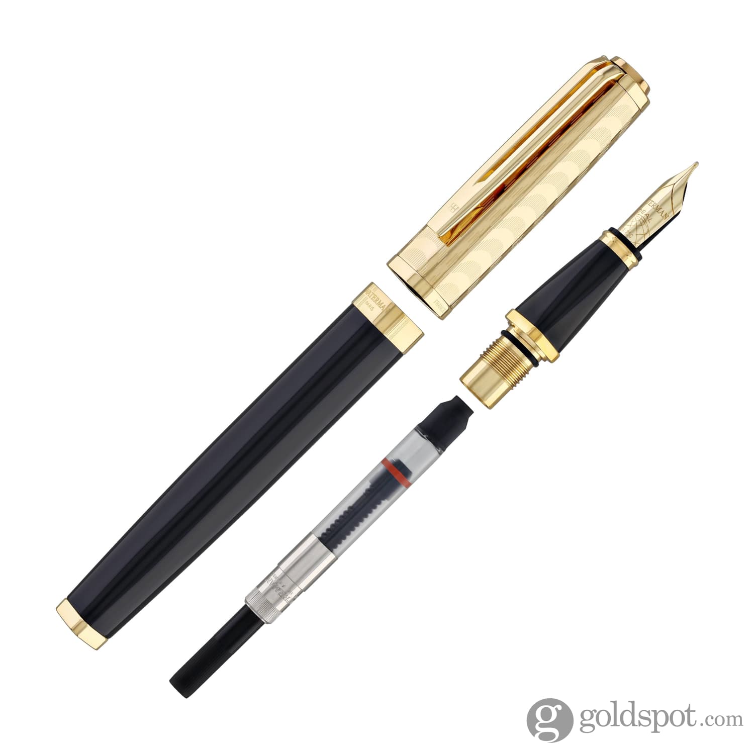 Waterman Exception Fountain Pen in Opera with Gold Trim - Goldspot