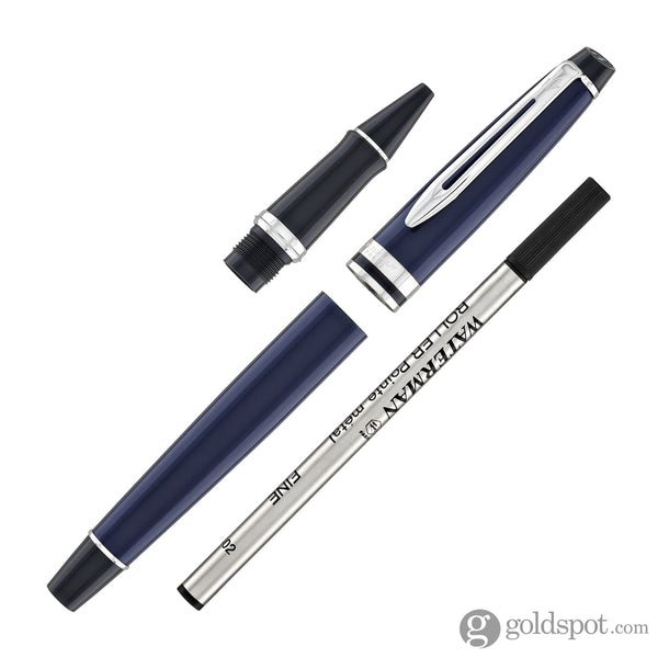 Waterman Expert 2024 Rollerball Pen in Blue with Palladium Trim Rollerball Pen