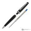 Waterman Expert Ballpoint Pen in Black Chrome Trim Ballpoint Pens