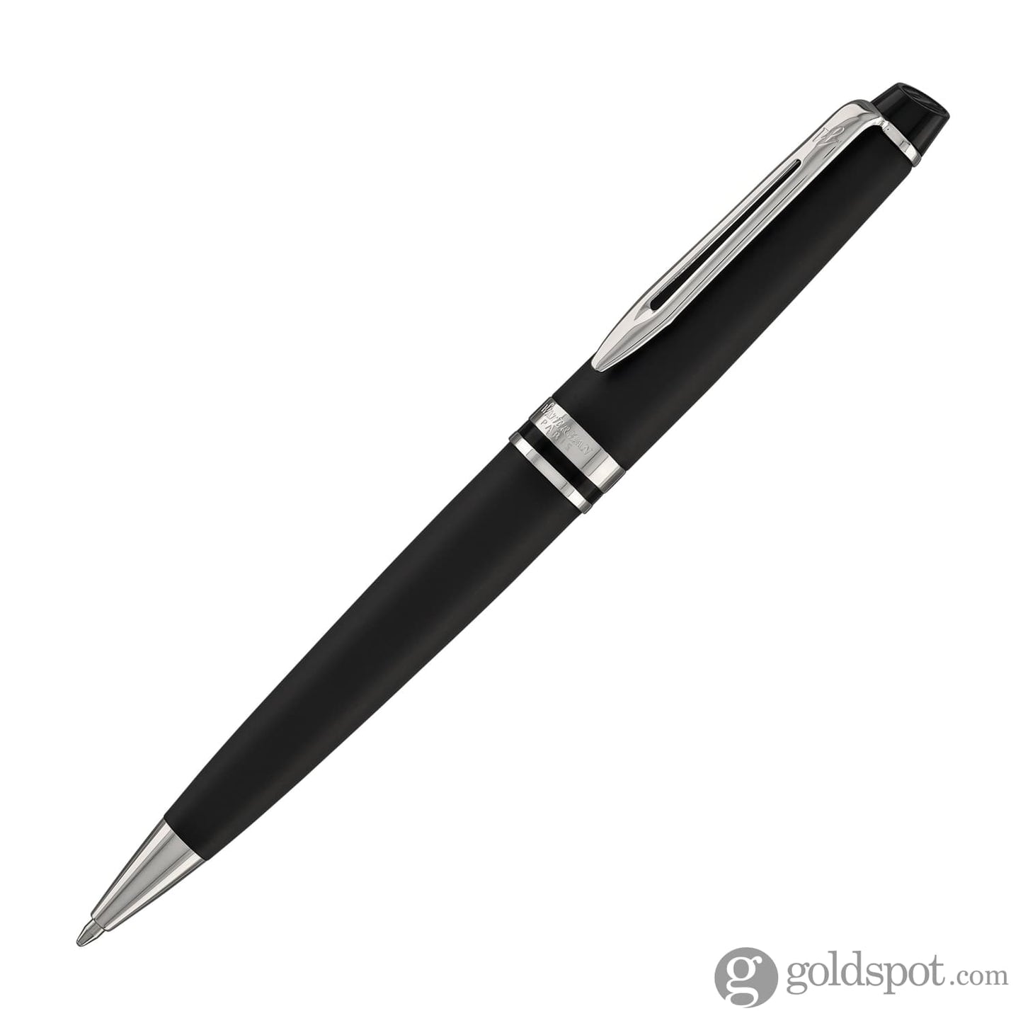 Waterman Expert Ballpoint Pen in Matte Black with Chrome Trim Ballpoint Pens